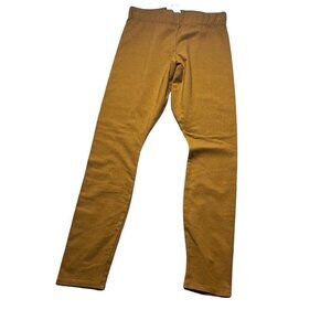 Good American Essential Cotton Leggings Bronze Brown Size 3 New